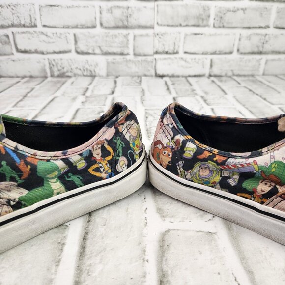 Vans x Disney Pixar Toy Story Men's 8 Women's 9.5 Woody Buzz Lightyear Rex Hamm - Picture 4 of 10